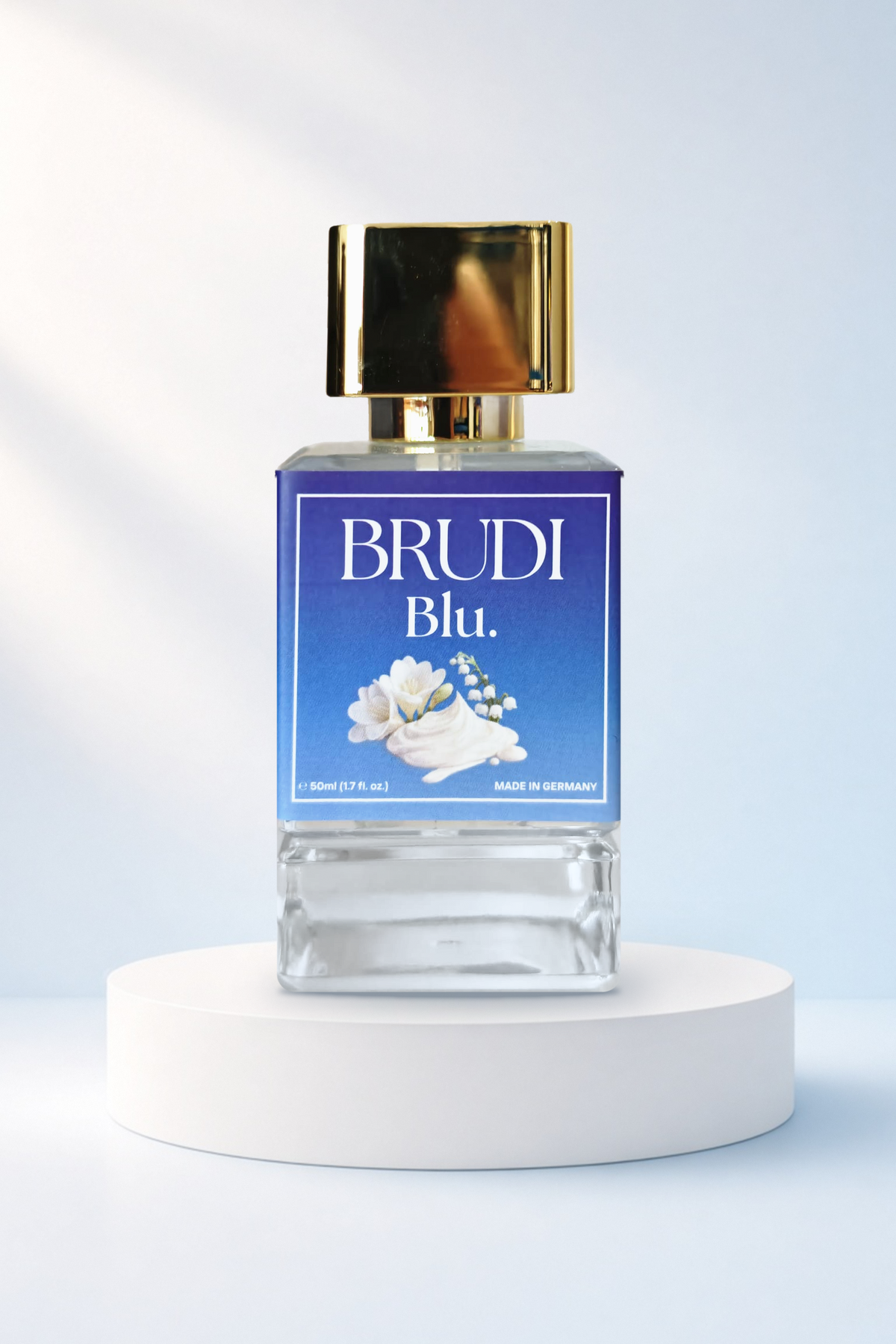 Blu. Extrait de Parfum 50 ml von Brudi Duftmanufaktur – Flakon