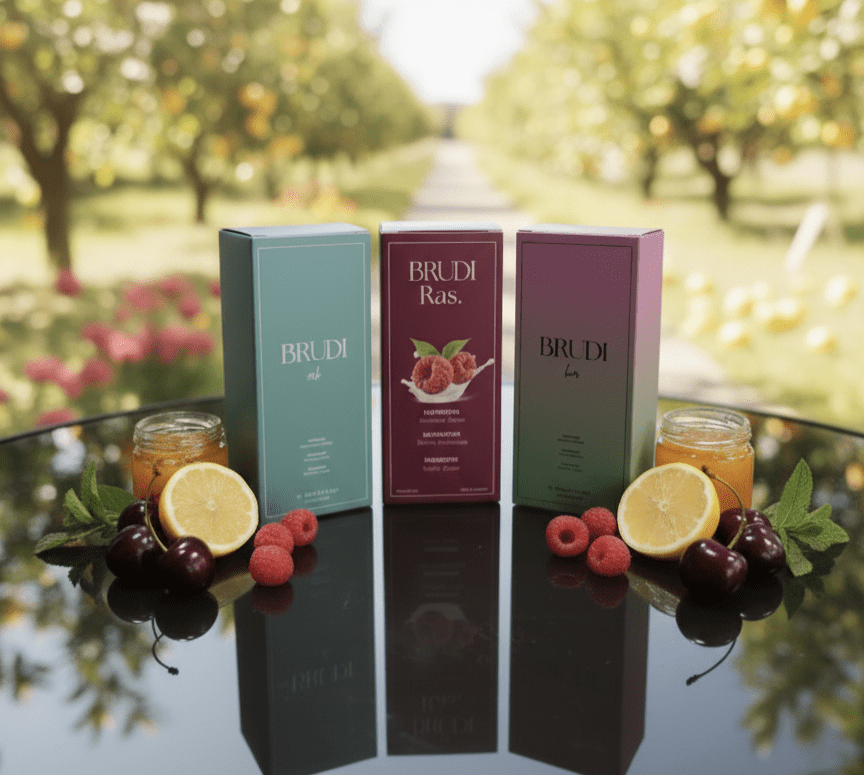 🍑 🍓 🥥 🍇 Fruity Bundle – pure Lebensfreude in drei Düften 🍍 🍌 🍏 🥝 - brudi Duftmanufaktur