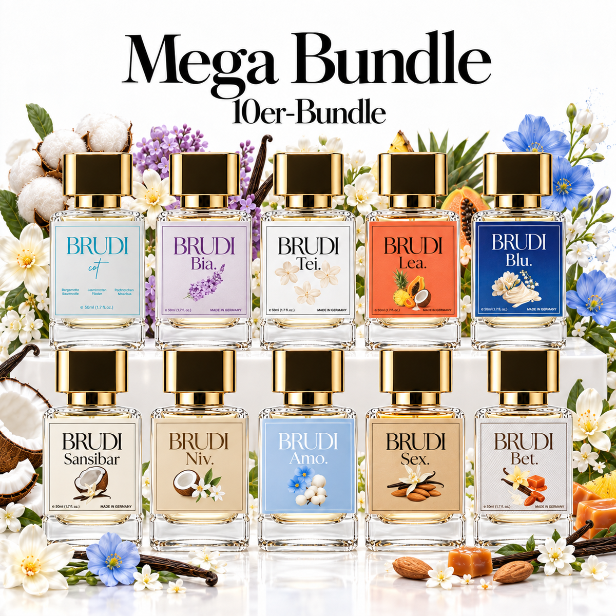 10x 50ml MEGA BUNDLE ; EVERYTHING YOU WILL EVER NEED
