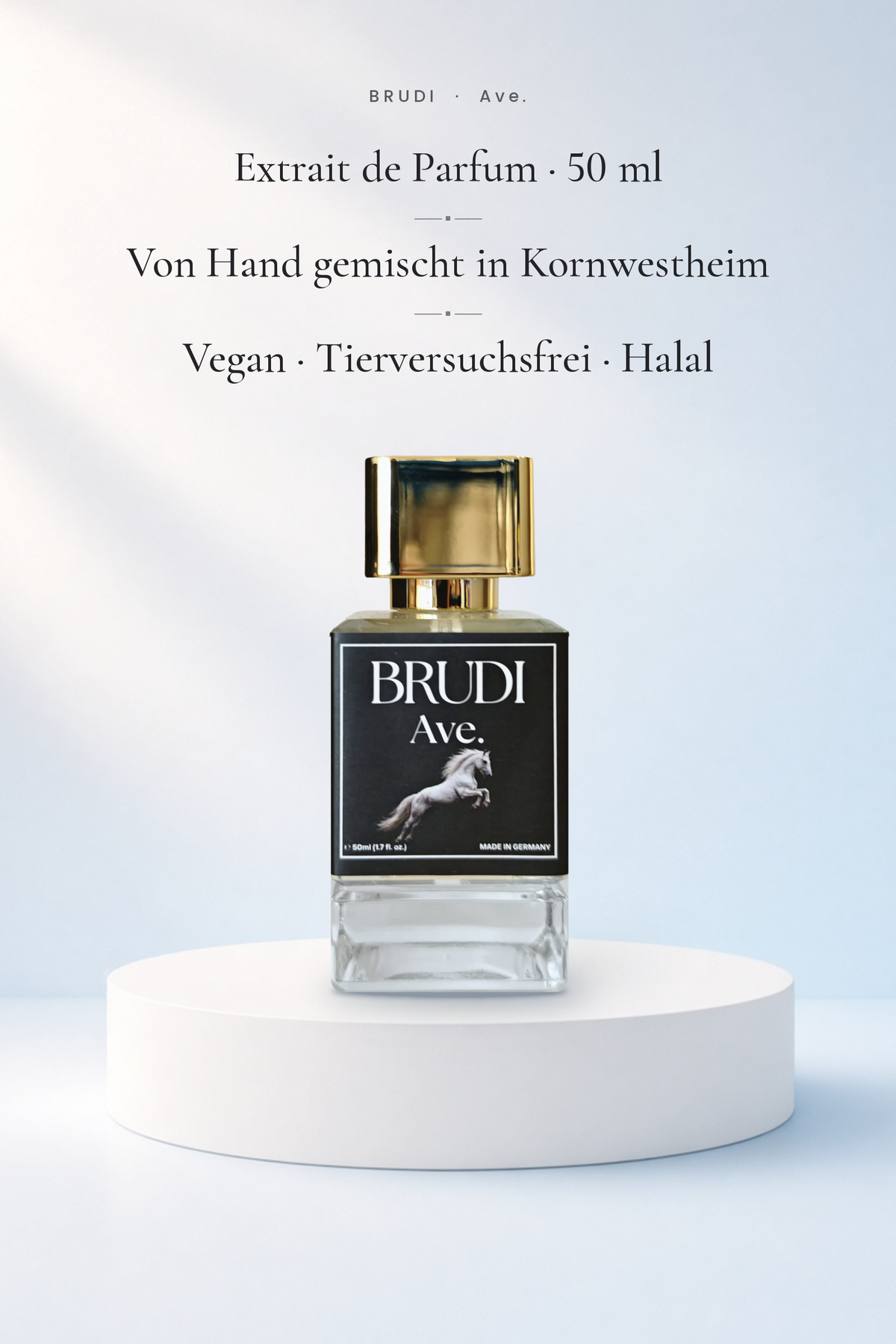 Ave. Extrait de Parfum 50 ml, von Hand gemischt in Kornwestheim, vegan, tierversuchsfrei, halal