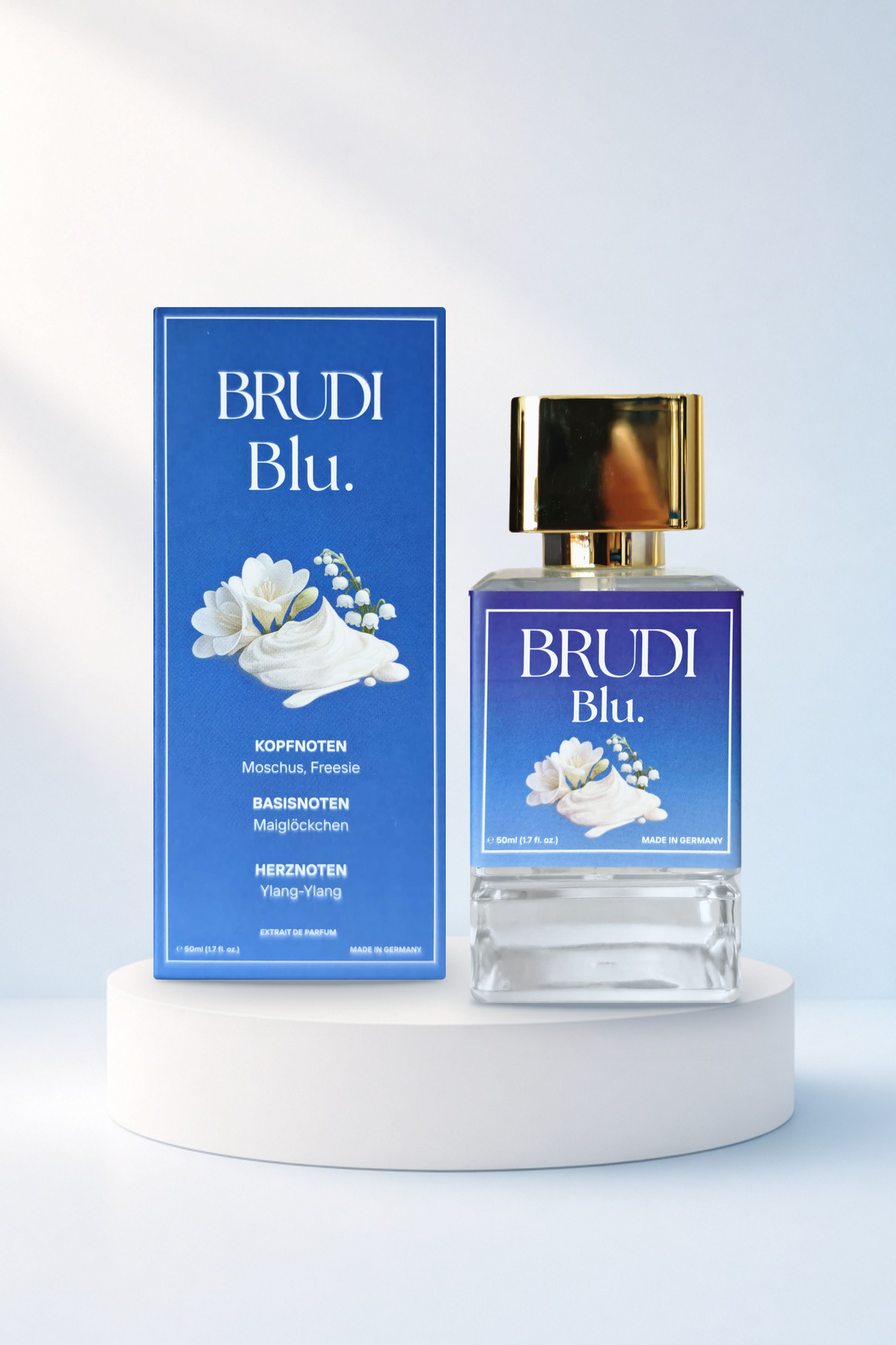 Blu. Parfum Flakon mit Verpackungsbox